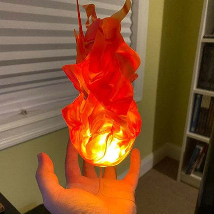 Costume Fireball Prop LED Battery-Powered Floating Effect