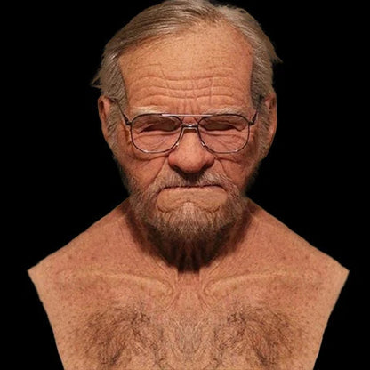 Costume Mask Hyper-Realistic Platinum Silicone