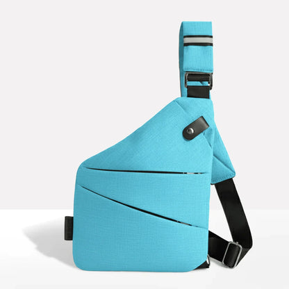 Crossbody Bag RFID-Blocking Cut-Resistant Strap Water-Repellent Polyester
