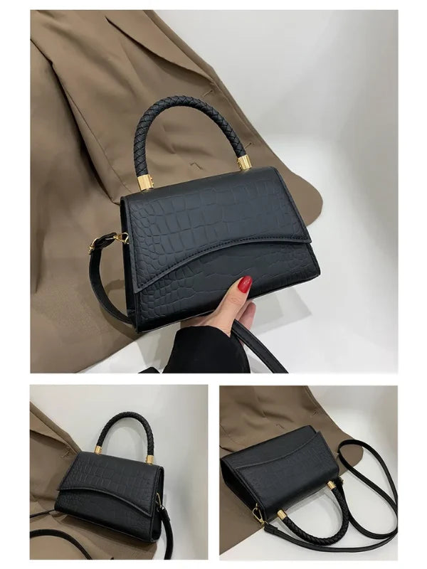 Crossbody Handbag Faux Leather Adjustable Strap