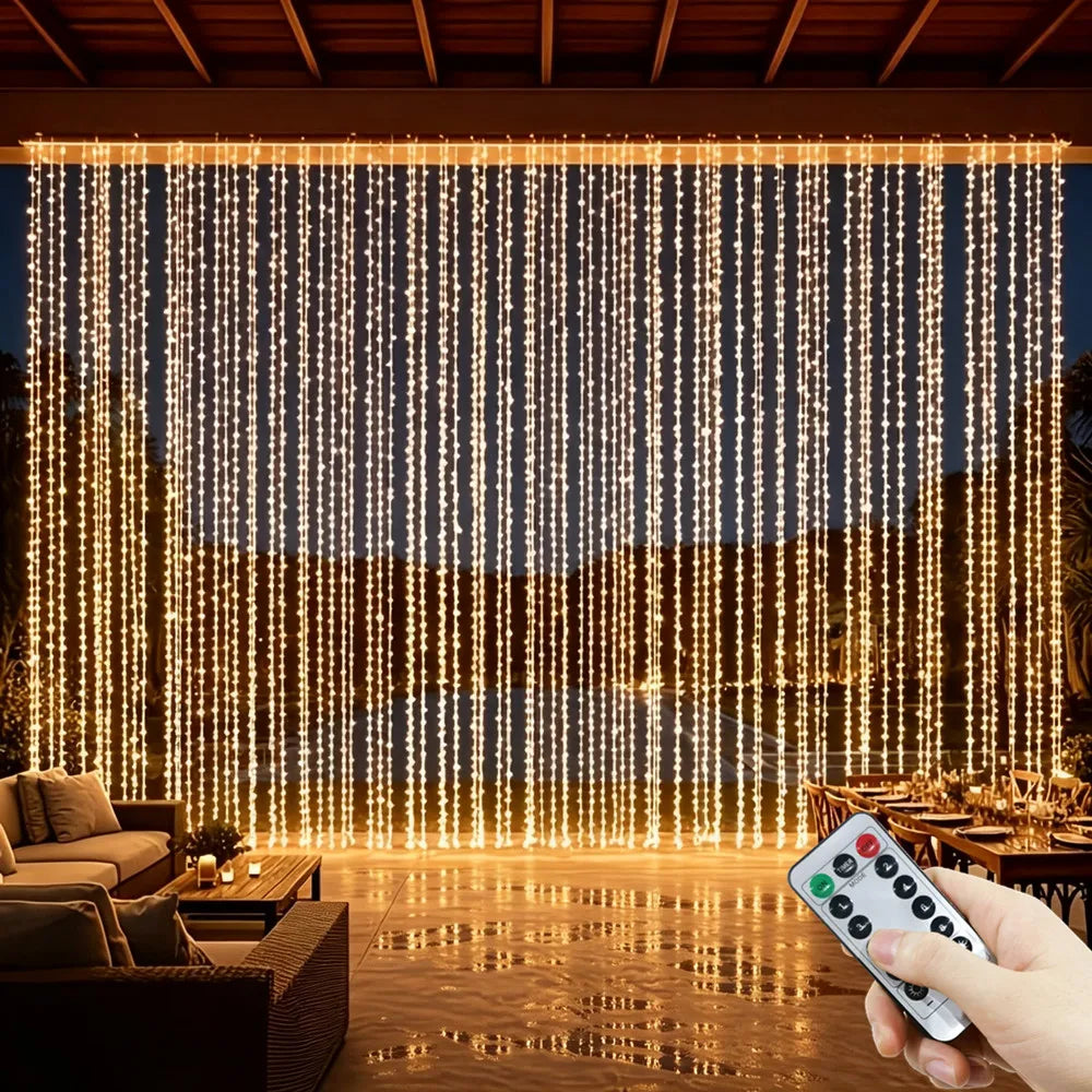 Curtain Lights LED USB-C Powered 8 Modes
