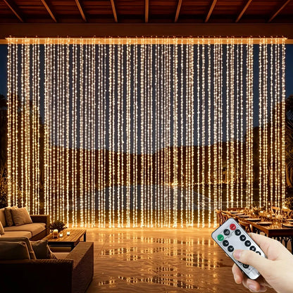 Curtain Lights LED USB-C Powered 8 Modes