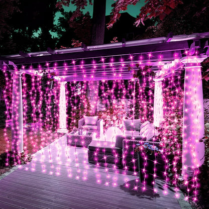 Curtain Lights LED USB-C Powered 8 Modes