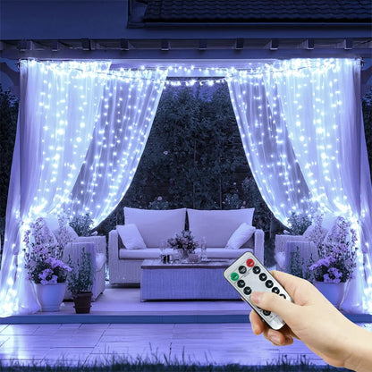 Curtain Lights LED USB-C Powered 8 Modes