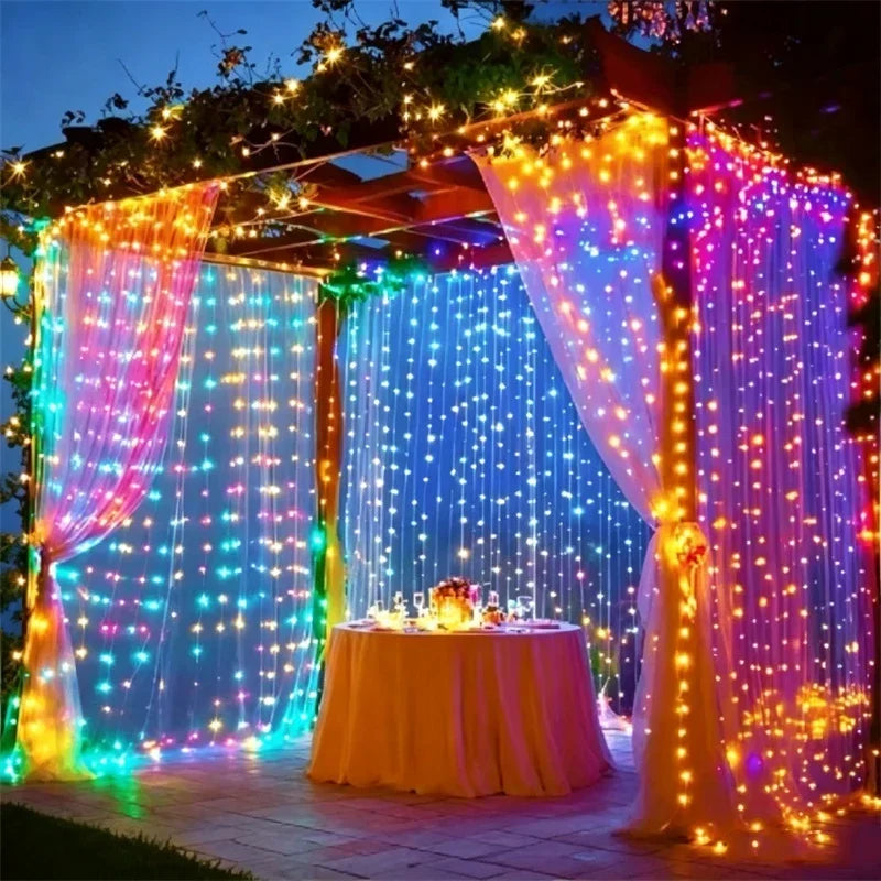 Curtain Lights LED USB-C Powered 8 Modes