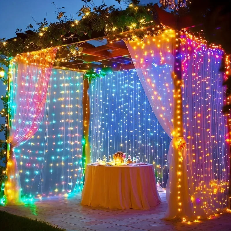 Curtain Lights LED USB-C Powered 8 Modes