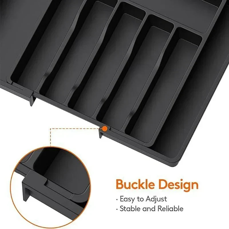 Cutlery Organizer Adjustable & Extendable BPA-Free