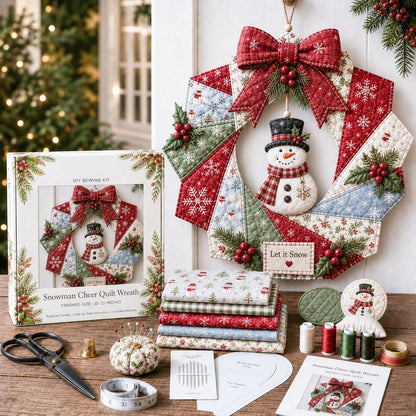 DIY Fabric Christmas Wreath Kit Nine Festive Styles Handmade Decor