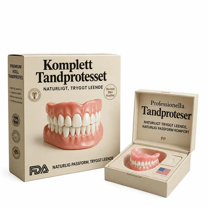 Denture Kit Boil-and-Bite Moldable Upper & Lower Set