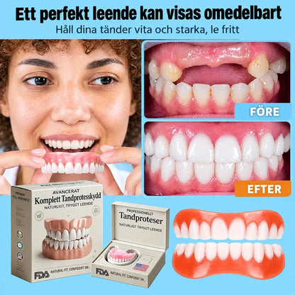 Denture Kit Boil-and-Bite Moldable Upper & Lower Set