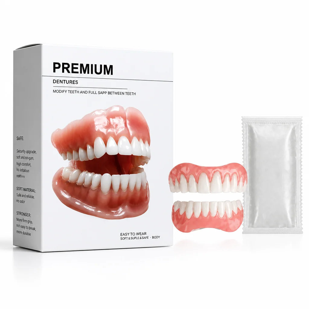 Denture Set Boil-And-Bite Upper & Lower