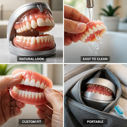 Denture Set Boil-And-Bite Upper & Lower