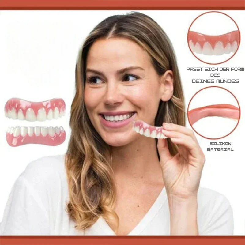 Denture Set Flexible Silicone Upper & Lower