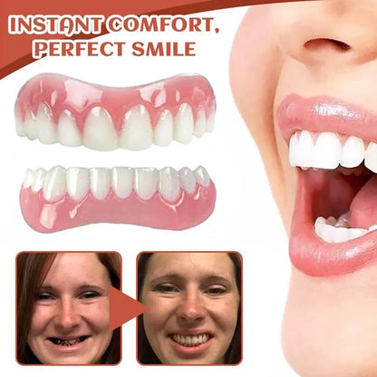 Denture Set Flexible Silicone Upper & Lower