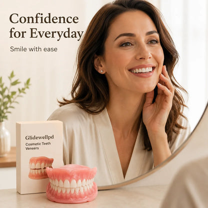 Denture Set Full Upper & Lower Flexible Suction Hold