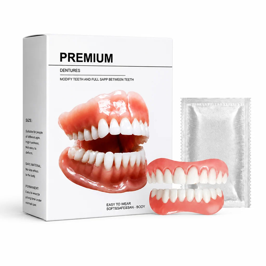 Denture Set Hot Water Mouldable Upper & Lower