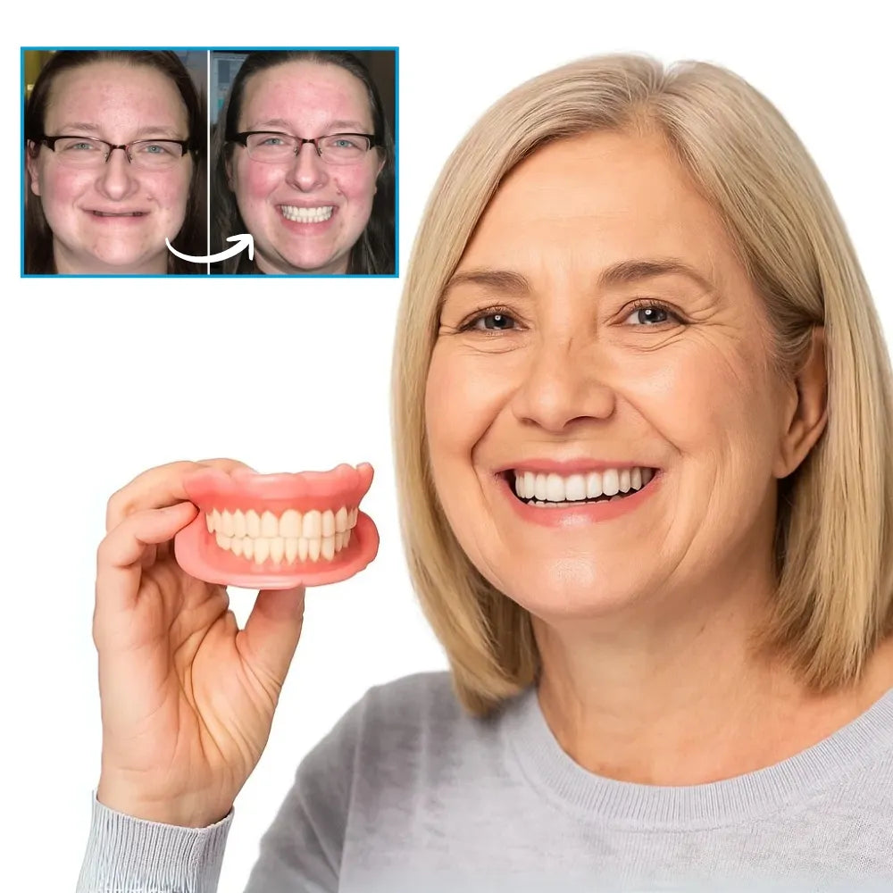 Denture Set Self-Molding Reshapable Upper & Lower BPA-Free