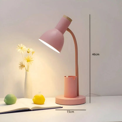 Desk Lamp LED Three-Color Lighting Integrated Pen Holder