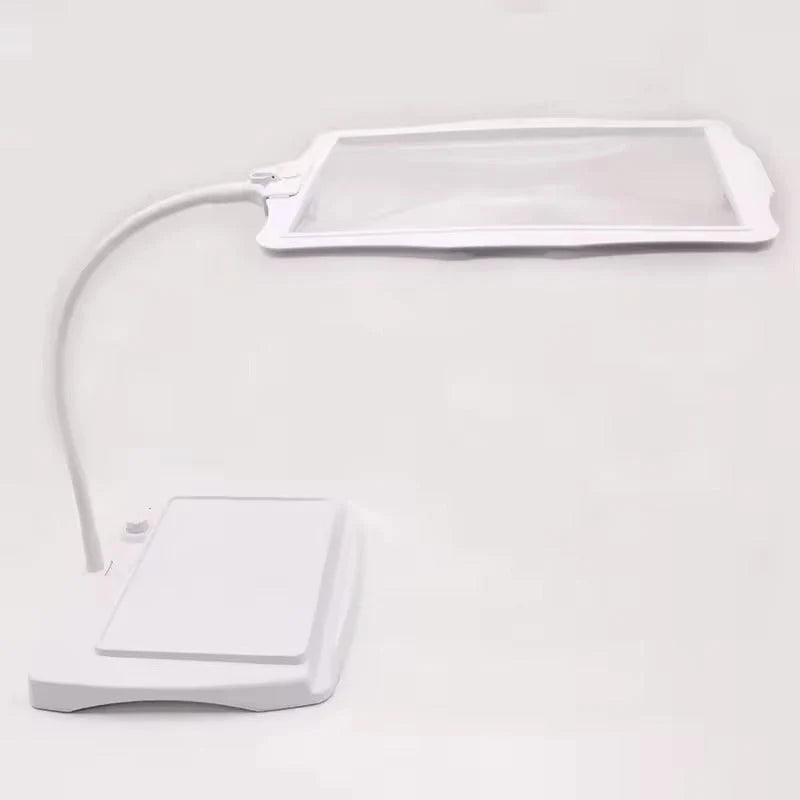 Desk Magnifying Lamp 48 LED USB Rechargeable Flexible Arm
