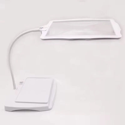 Desk Magnifying Lamp 48 LED USB Rechargeable Flexible Arm