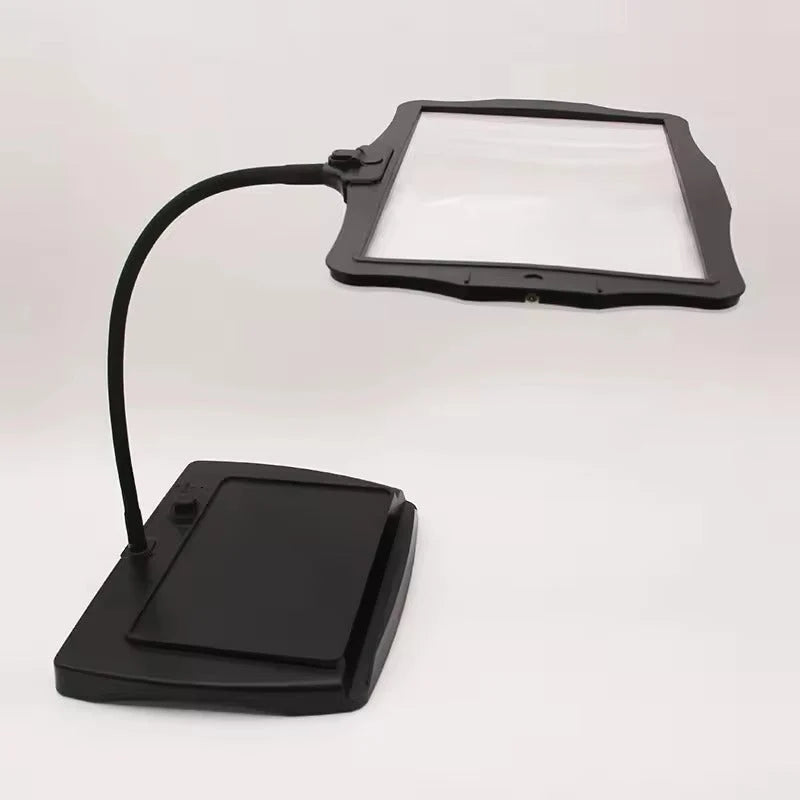 Desk Magnifying Lamp 48 LED USB Rechargeable Flexible Arm
