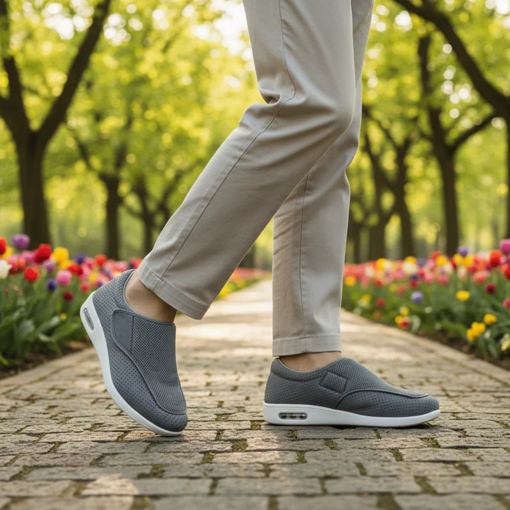 Diabetic Shoes Extra-Wide Fit Memory Foam Cushioning Seamless Lining