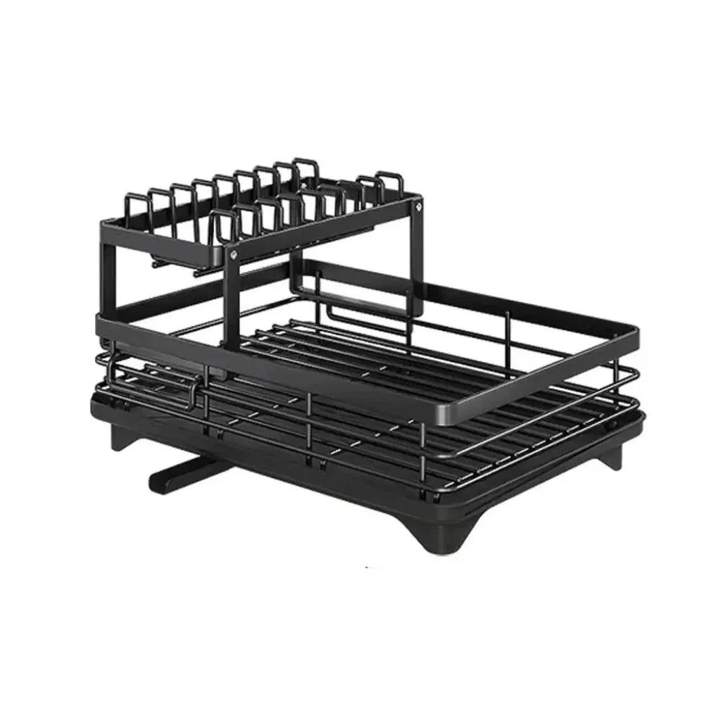 Dish Drying Rack Foldable Stainless Steel Space-Saving
