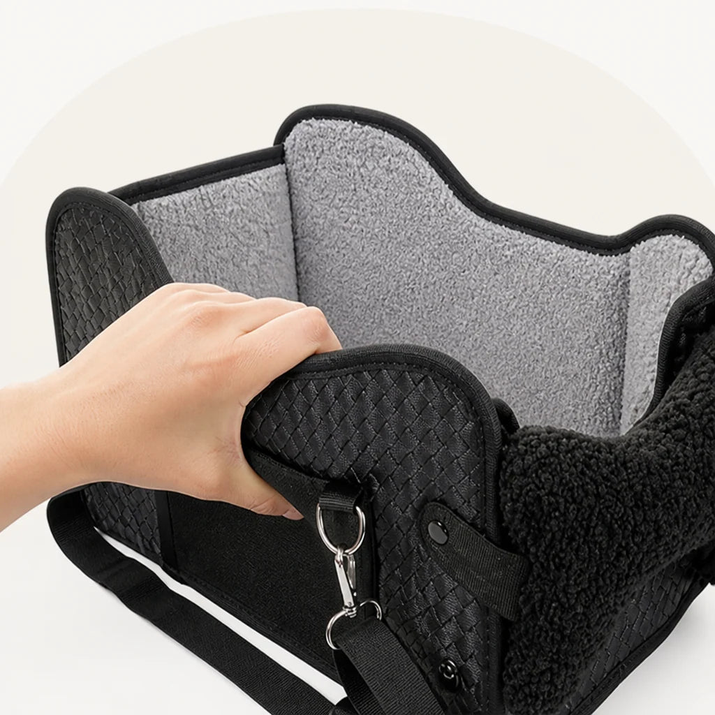 Dog Car Seat Center Console Breathable Mesh Integrated Harness