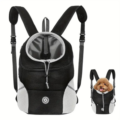 Dog & Cat Backpack Breathable Mesh & Adjustable Straps