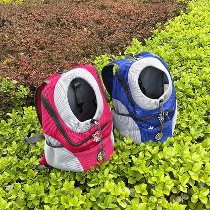 Dog & Cat Backpack Breathable Mesh & Adjustable Straps