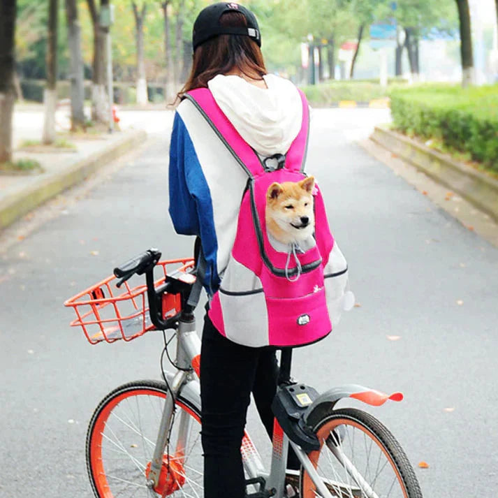Dog & Cat Backpack Breathable Mesh & Adjustable Straps