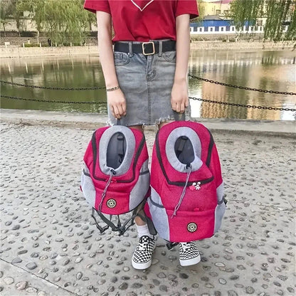 Dog & Cat Backpack Breathable Mesh & Adjustable Straps