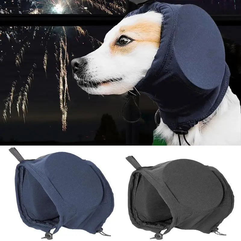 Dog Ear Covers Noise-Canceling & Heated Soft Polyester Adjustable Fit