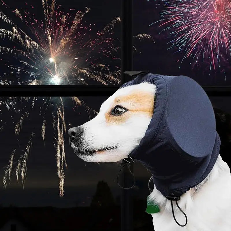 Dog Ear Covers Noise-Canceling & Heated Soft Polyester Adjustable Fit