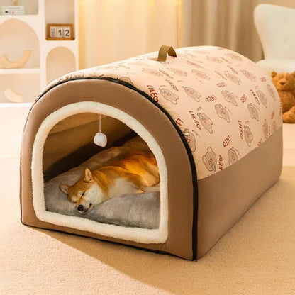 Dog House 100% Cotton Insulated Machine Washable