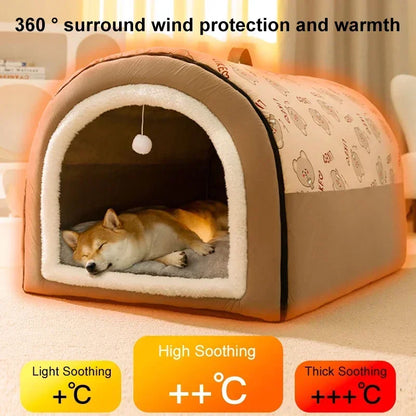 Dog House 100% Cotton Insulated Machine Washable