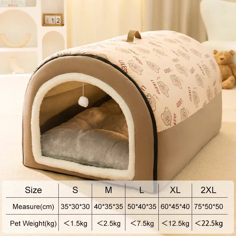 Dog House 100% Cotton Insulated Machine Washable