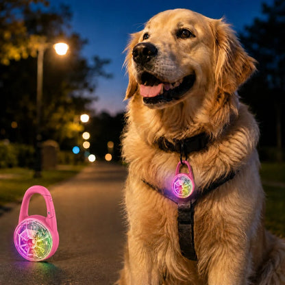 Dog Safety Light Clip-On USB-C Rechargeable IP68 Water-Resistant