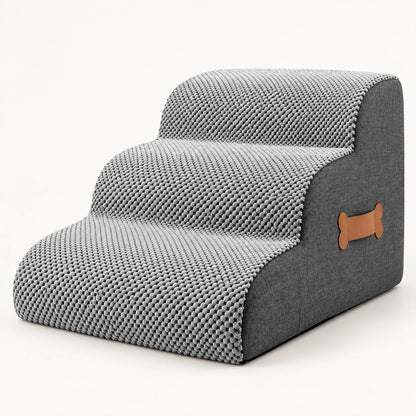 Dog Stairs Non-Slip Surface Washable Cover Foam Support