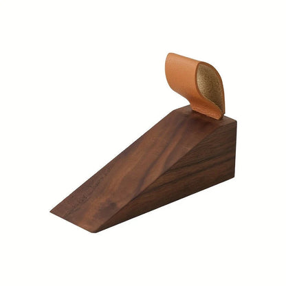 Doorstop Solid Wood Non-Slip Base