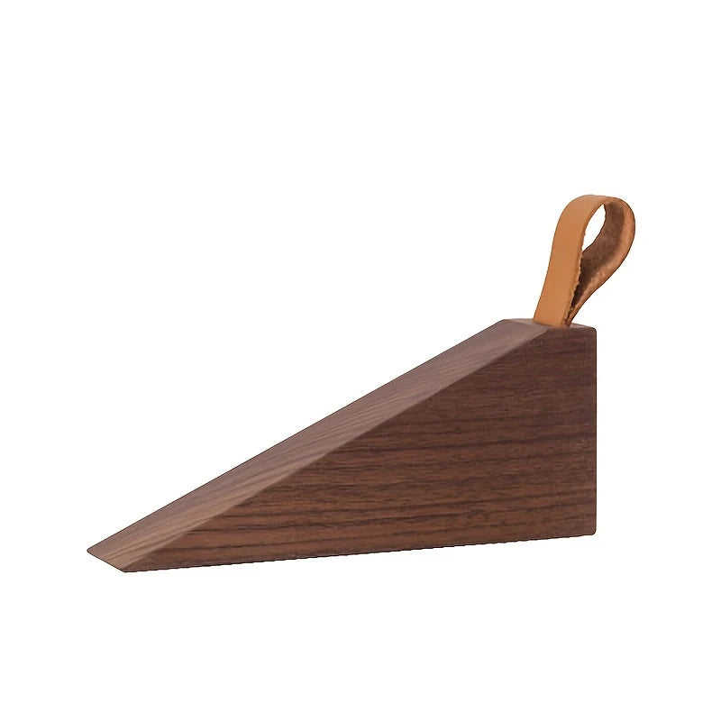 Doorstop Solid Wood Non-Slip Base