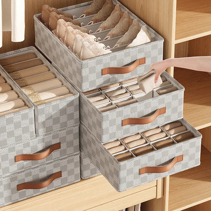 Drawer Organizer Foldable Fabric Multi-Compartment