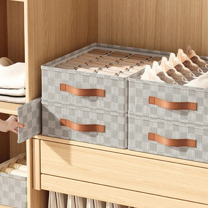 Drawer Organizer Foldable Fabric Multi-Compartment