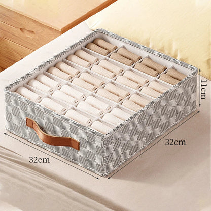 Drawer Organizer Foldable Fabric Multi-Compartment