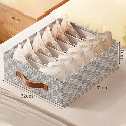 Drawer Organizer Foldable Fabric Multi-Compartment