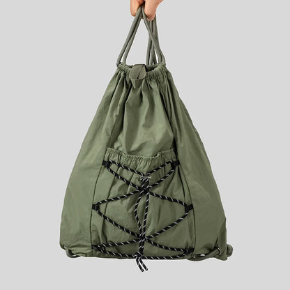 Drawstring Backpack Lightweight Durable Fabric