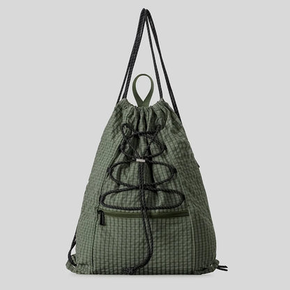 Drawstring Backpack Lightweight Durable Fabric