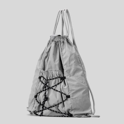 Drawstring Backpack Lightweight Durable Fabric