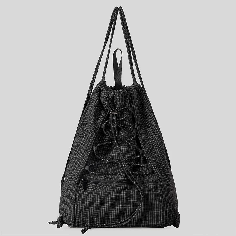 Drawstring Backpack Lightweight Durable Fabric