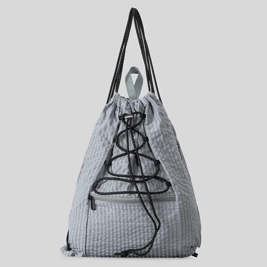 Drawstring Backpack Lightweight Durable Fabric
